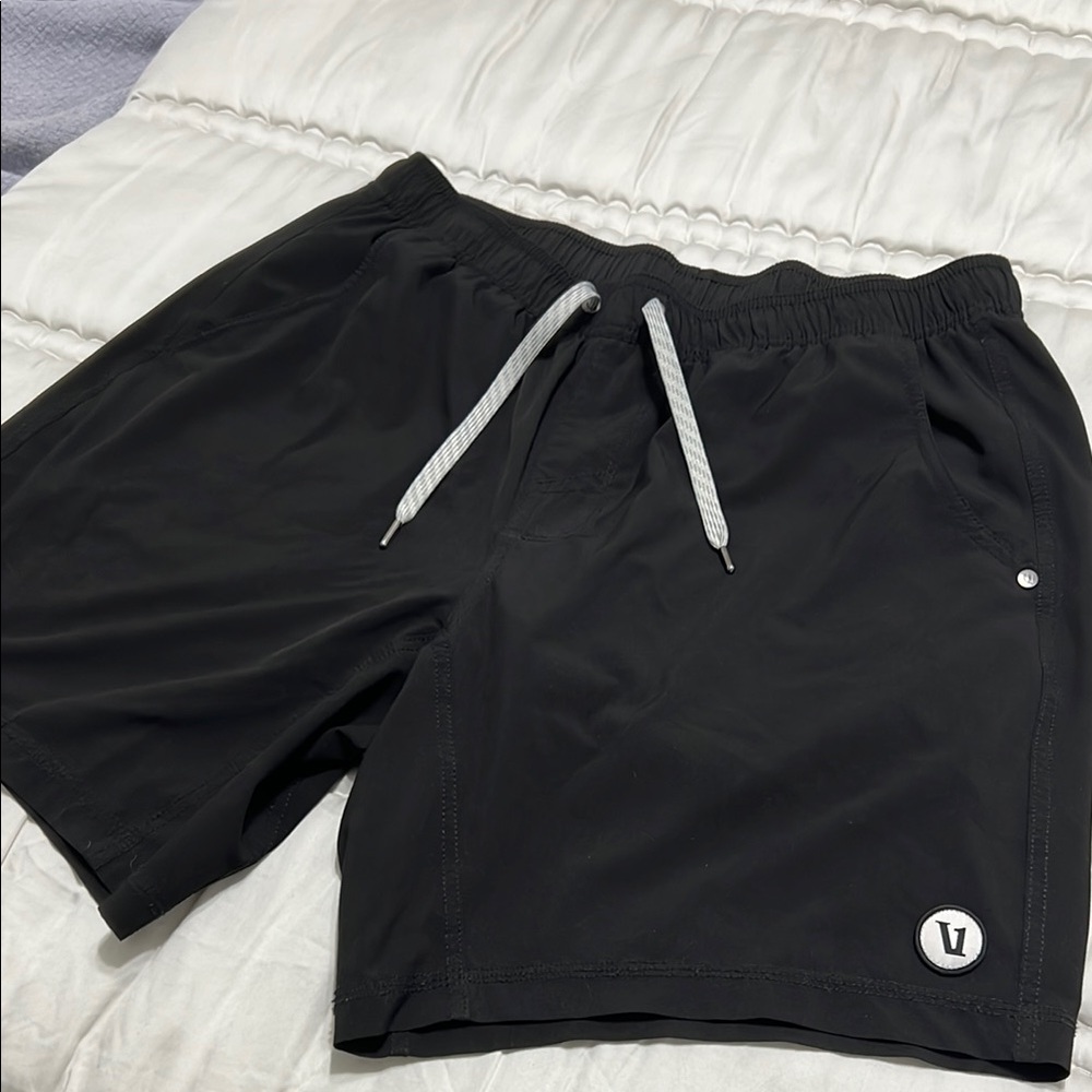 Vuori Black Kore Athletic Shorts